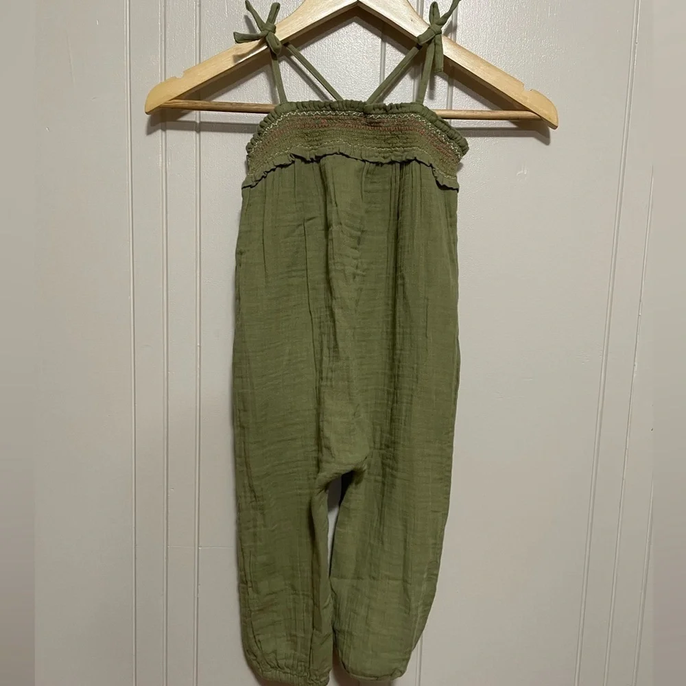 Old Navy olive green romper